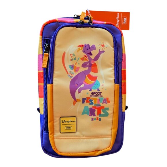 Disney EPCOT 2025 Festival of the Arts Figment Lug Crossbody Bag - New With Tags - Picture 1 of 16